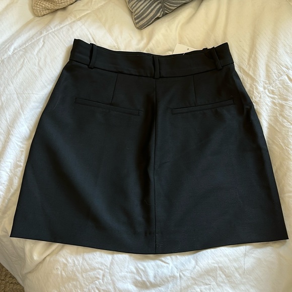 ZARA WOOL BLEND MINI SKIRT ZW COLLECTION XS BLACK 9479/301 MENSWEAR FALL WINTER - Picture 16 of 16